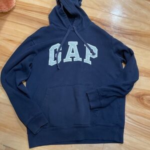 GAP Men's Dark Blue Hoodie Sweater